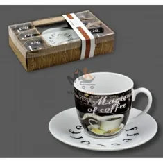 Service à café 12 pièces en céramique
