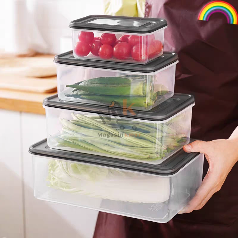 Boîte de conservation en plastique alimentaire 1L – Récipient hermétique pour cuisine