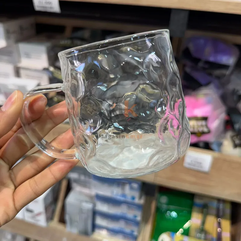 Chop transparent en verre  – Élégant et décoratif
