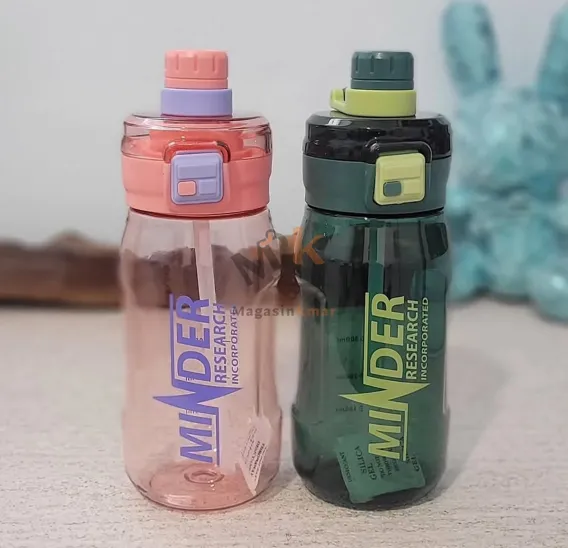 Bouteille d’eau MINDER en plastique alimentaire