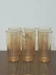 Lot de 6 verres en verre 300 ml – Idéals pour eau et boissons