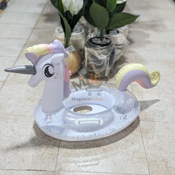 Bouée gonflable forme licorne + 3 ans