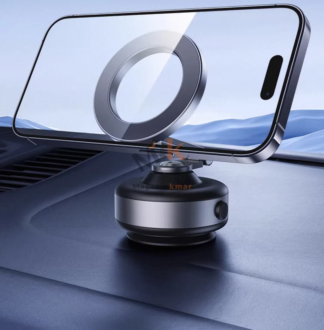 Support téléphone magnétique en plastique – Stable et pratique pour bureau ou voiture