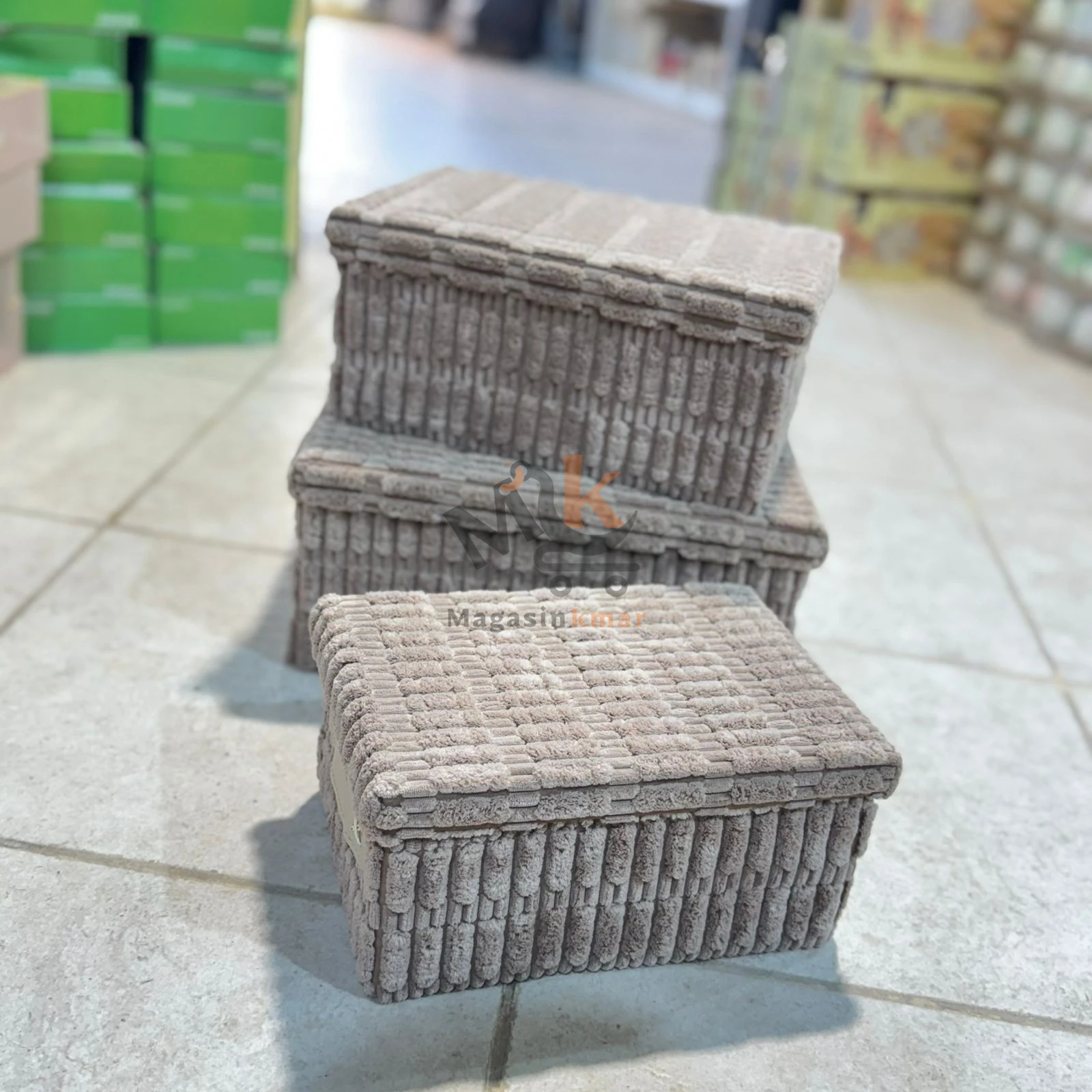 Boîte de rangement en tissu PM– Organisateur pratique pour maison