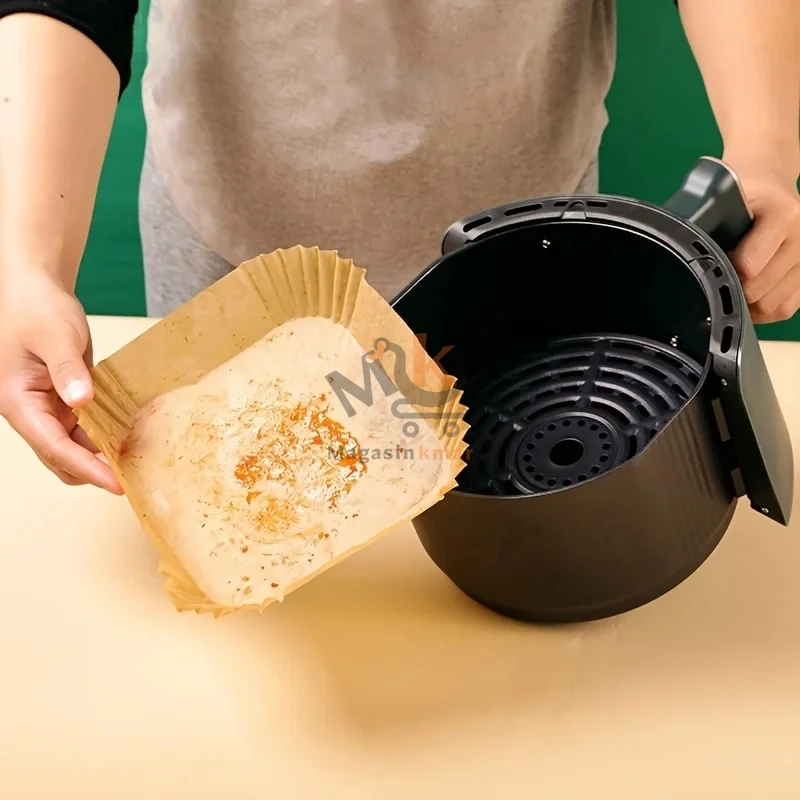 Lot de 50 papier cuisson pour air frayer_ PM