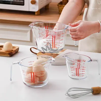 Broc doseur gradué en verre – 500 ml – Précision pour cuisine et pâtisserie