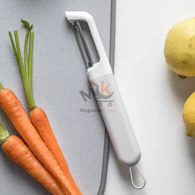 Éplucheur à légumes avec lame en acier inoxydable – Manche plastique 19 cm