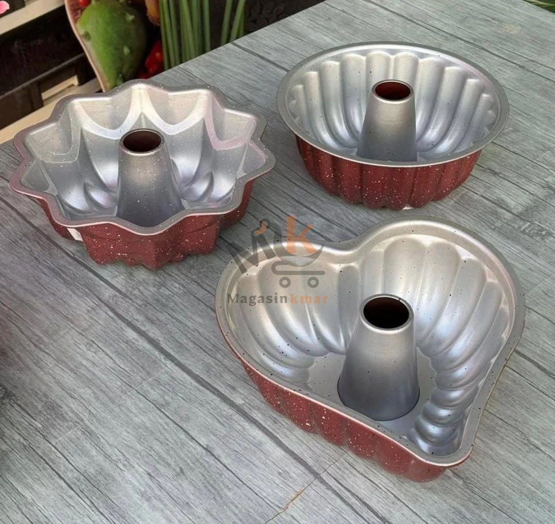 Moule à cake grand modèle en acier – Cuisson homogène