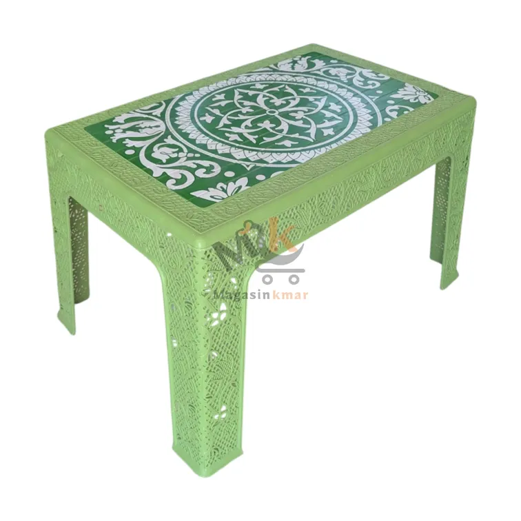 Table rectangulaire en plastique