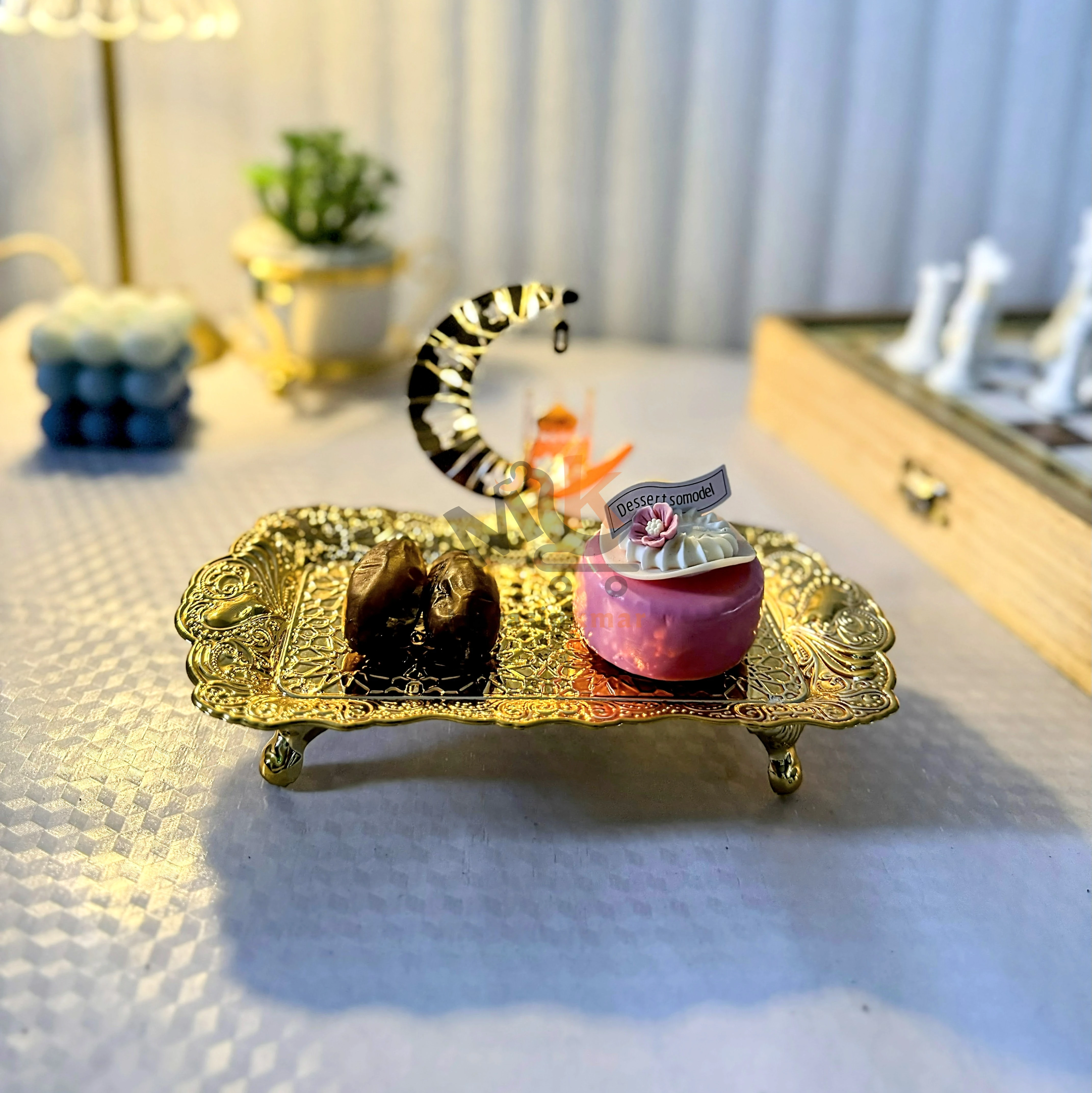 Présentoir rectangulaire led forme ramadan