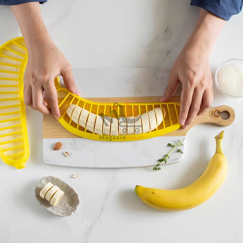 Trancheuse banane en plastique – Coupe rapide et uniforme 25 cm