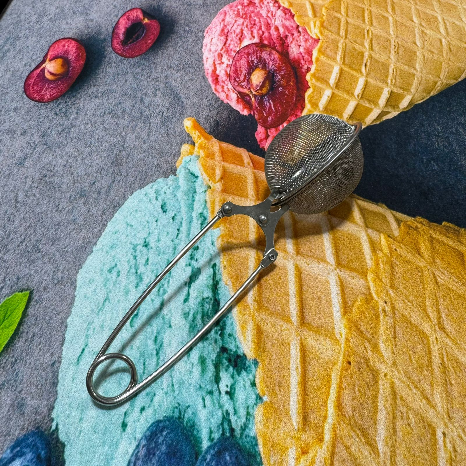 Pince à infusion en acier – 15 cm – Pour thé et infusions