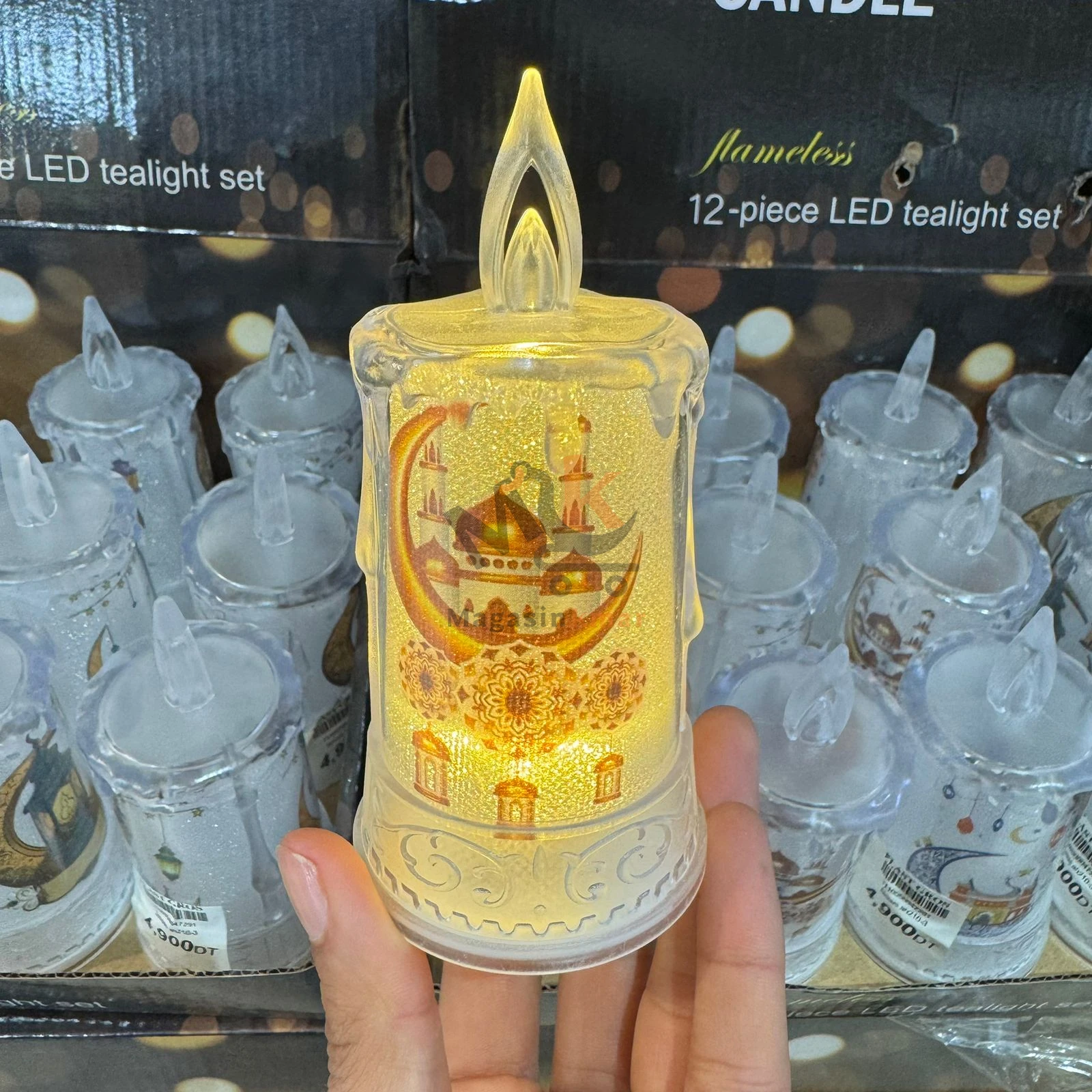 Fanous Ramadan en Plastique Lumineux