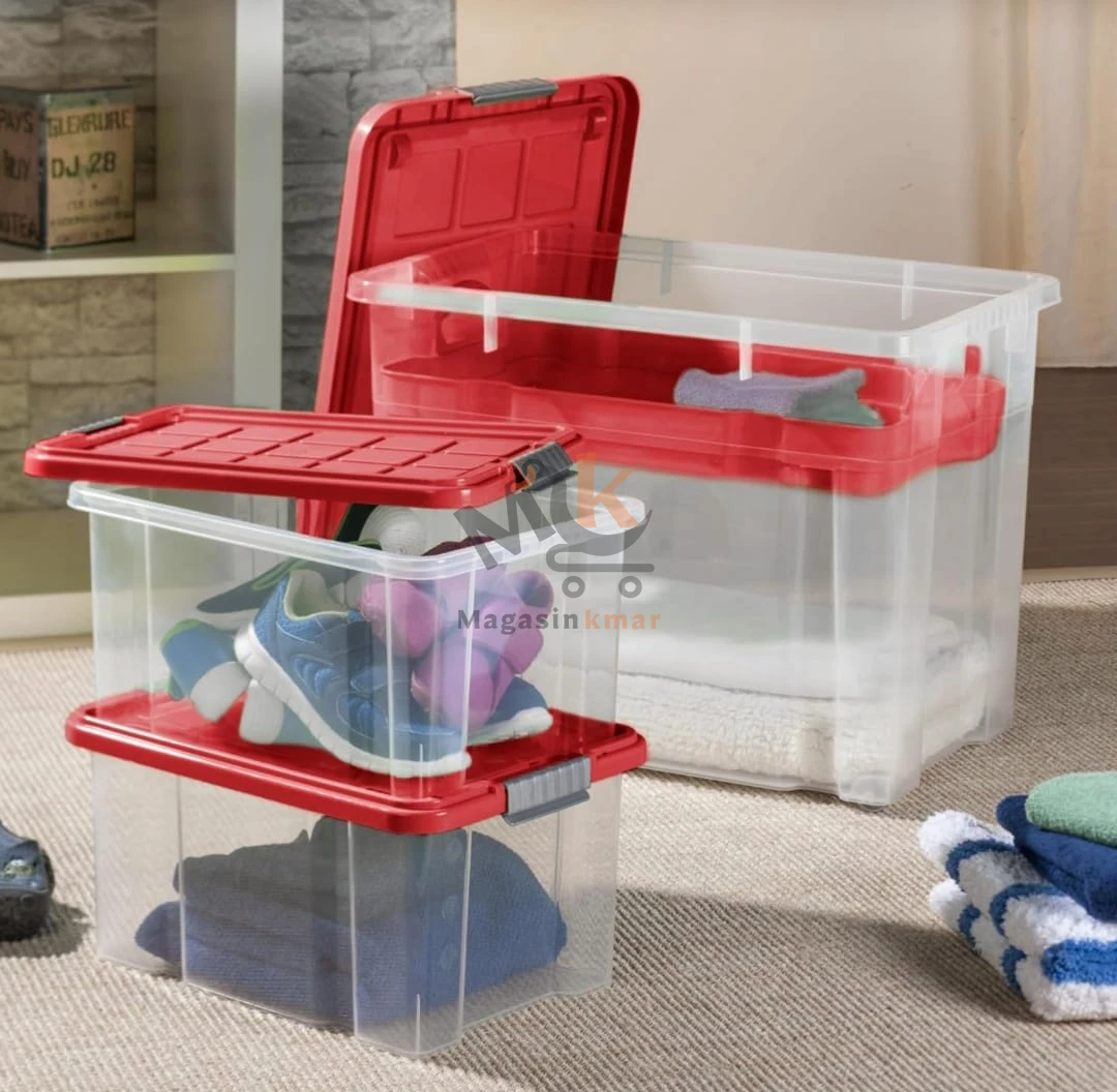 Frigo box en plastique 30 L avec 4 roue -Grand volume