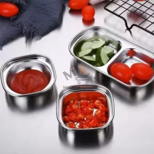 Mini bol en acier inoxydable – 8 cm – Idéal pour sauces et épices