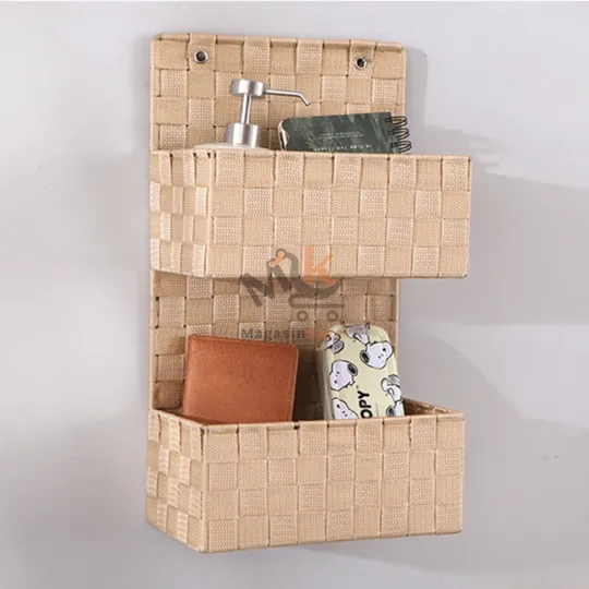 Étagère 2 niveaux en tissu – Rangement léger et pratique