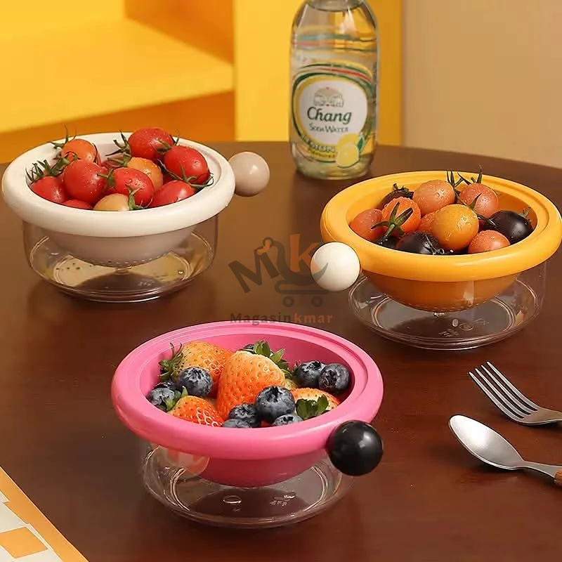 Crépine / passoire ronde en plastique alimentaire – 15 cm – Égouttoir cuisine pratique