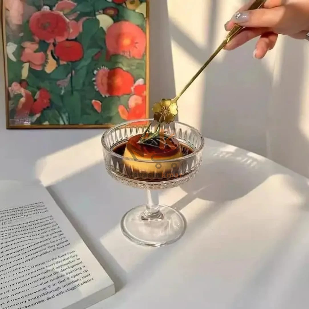 Lot de 6 coupes à glace en verre