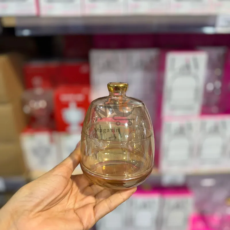 Bonbonnière en verre avec couvercle