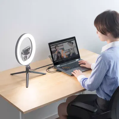 Ring Light avec support métallique 2.3m