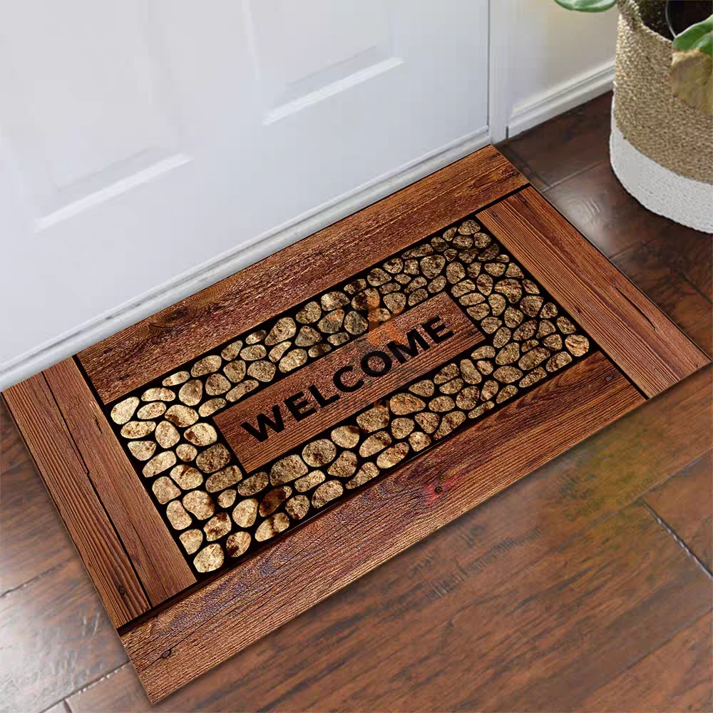 Tapis d’Entrée en Caoutchouc 71x40cm