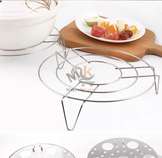 Sous-plat rond en métal