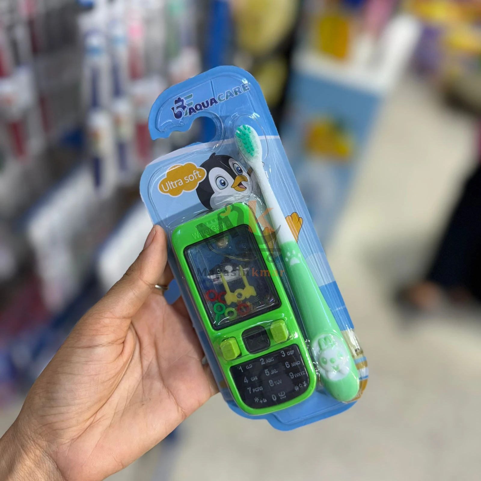 Kit brosse à dents et mini téléphone ou camera jouet pour enfants – Accessoire ludique et hygiénique