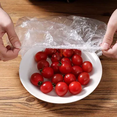 Lot de 100 sachets alimentaires jetables  élastiqué – Protection et conservation