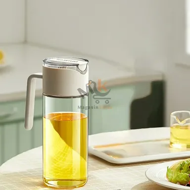 Bouteille à huile en verre 500 ml