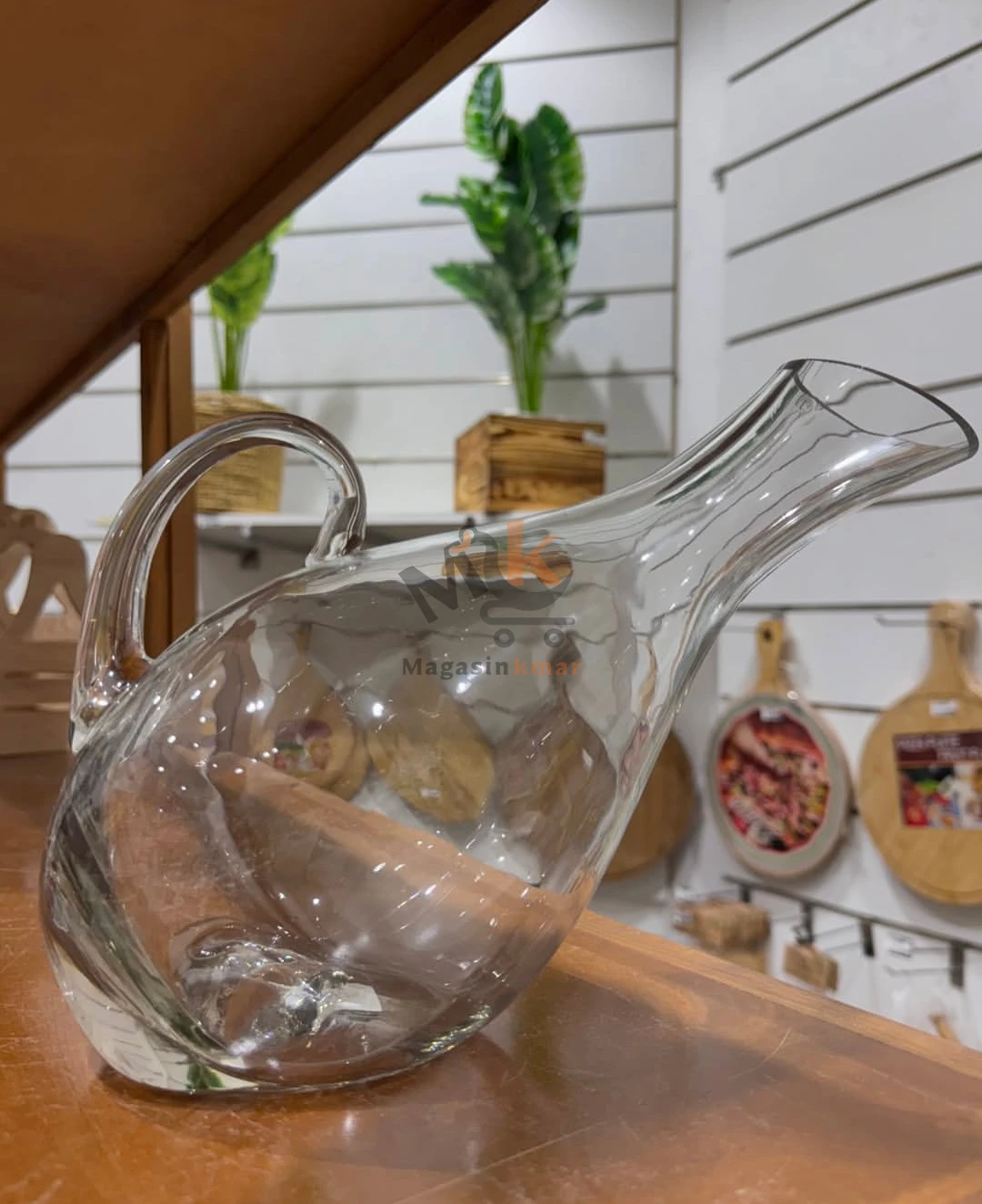 Carafe en verre inclinée 1,5 L