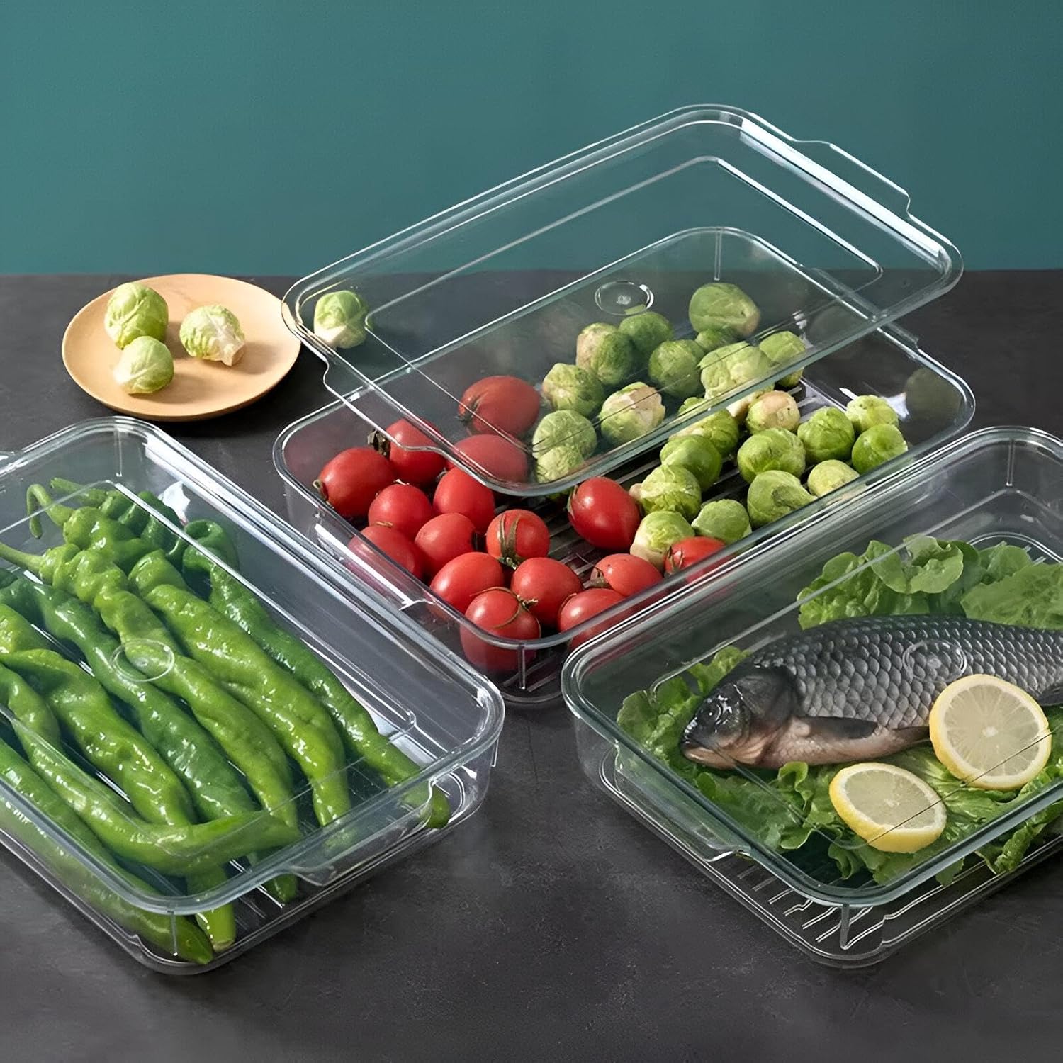 Boîte de rangement en plexi avec couvercle – MM