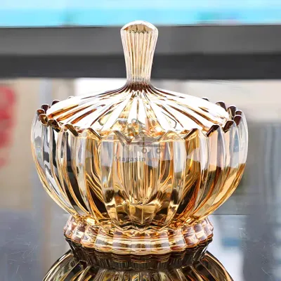 Mini bonbonnière en verre 10 cm