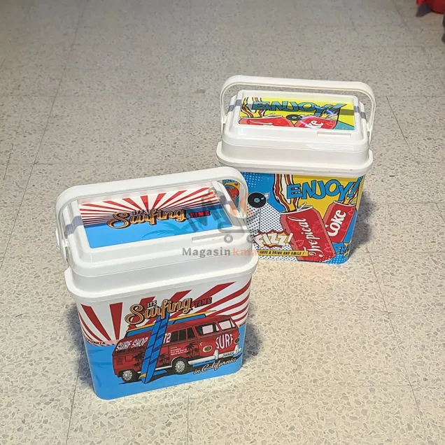 Glacière avec motif 28L