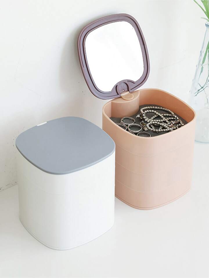 Boite De Rangement De Bijoux/maquillage Rotative