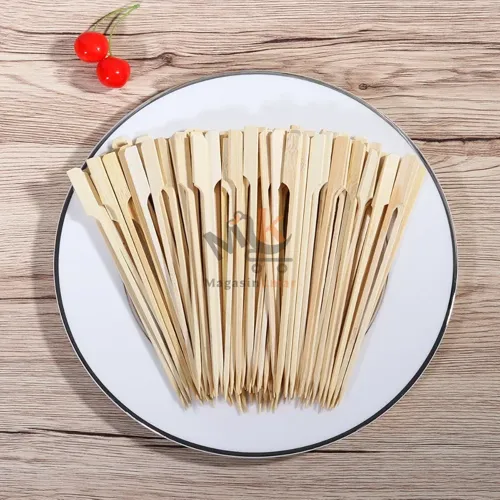 Set de 30 brochettes en bois – Idéal barbecue, grillades et cuisine