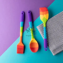 Spatule en silicone 27 cm – Résistante à la chaleur et idéale pour la cuisine