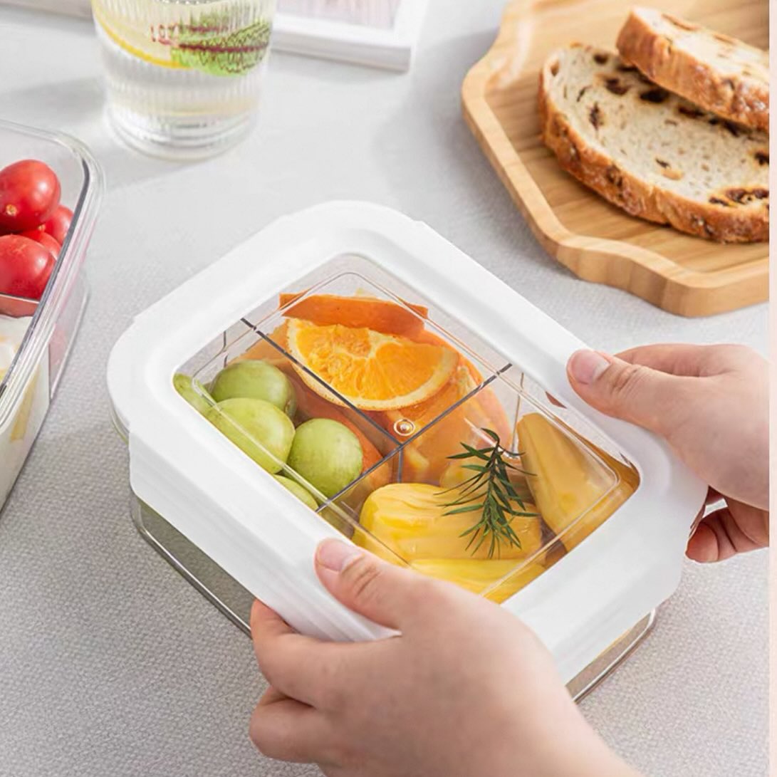 Boîte de conservation alimentaire en plexi