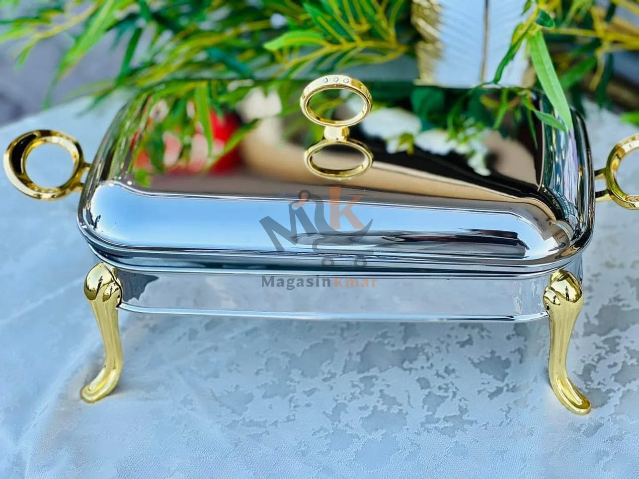 Sert à chaud rectangulaire en inox 2.2L