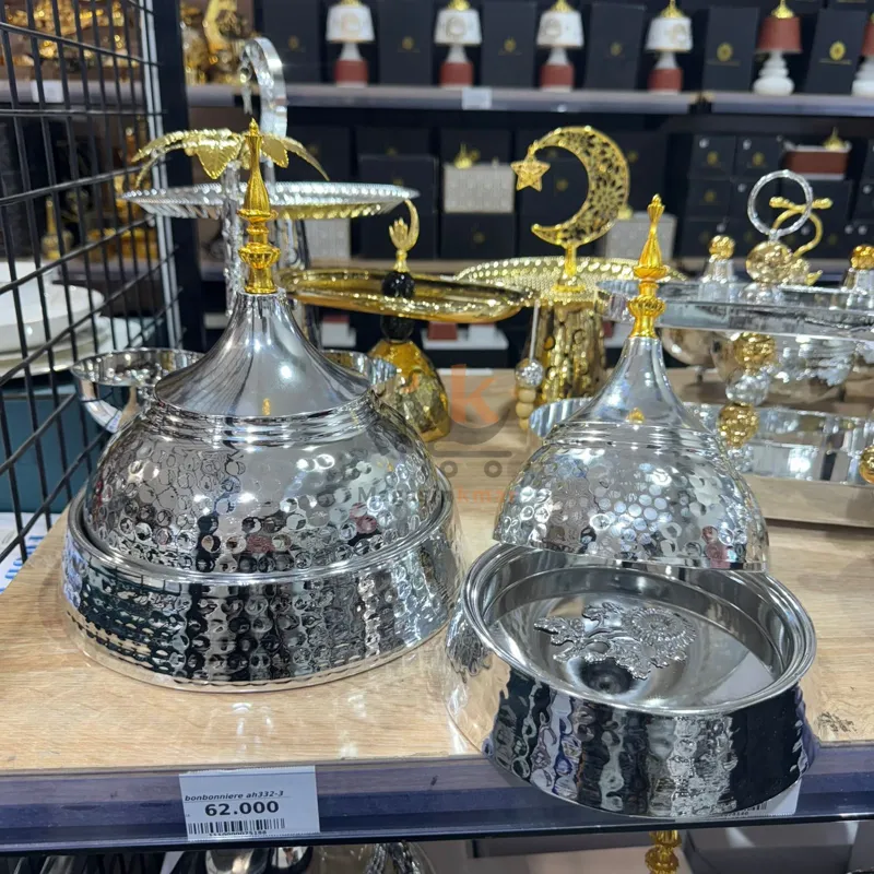 Bonbonnière décorative en métal GM  – Élégante et raffinée