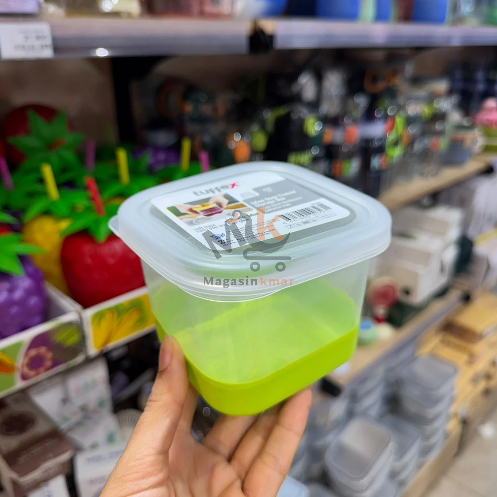 Boîte de congélation alimentaire 600 ml – Plastique alimentaire avec base en silicone