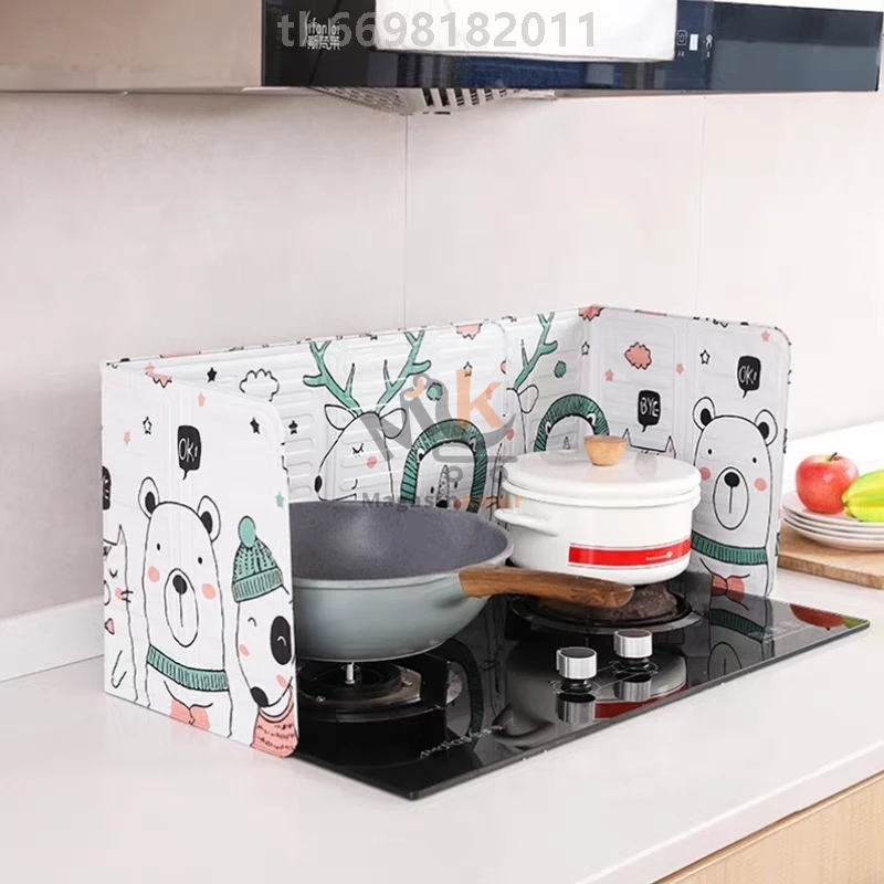 Protection pare-huile pour gaz – 85 × 32 cm – Anti éclaboussures