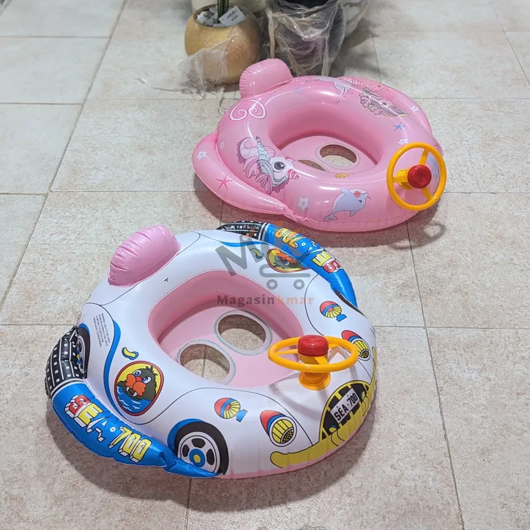 Bouée gonflable avec voulant pour enfant +3 ans