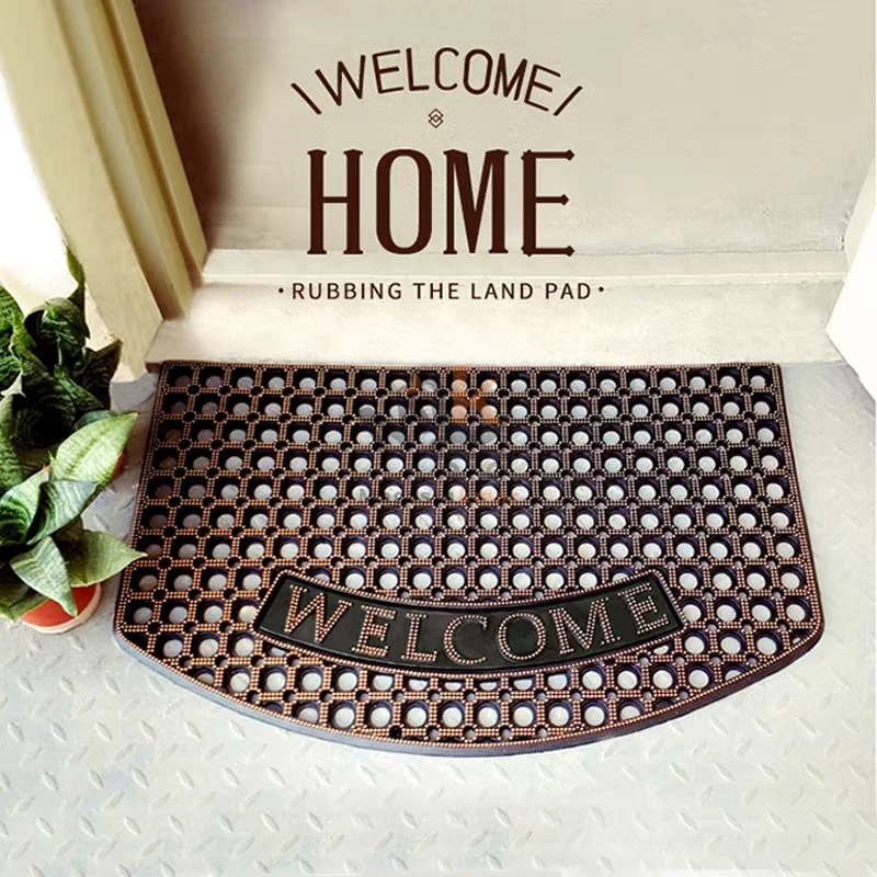 Tapis d’entrée Welcome grand modèle antidérapant – 90 × 60 cm