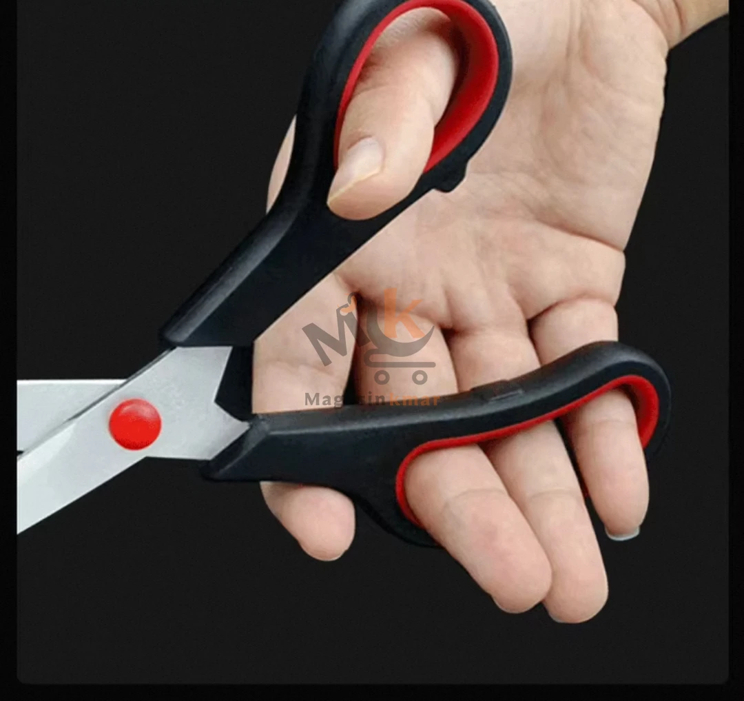 Ciseaux de cuisine en acier avec poignée plastique – 24 cm – Coupe précise