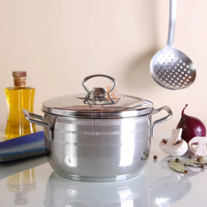 Faitout inox 18/10 kARKMOS 25 cm – Capacité 6,5 L