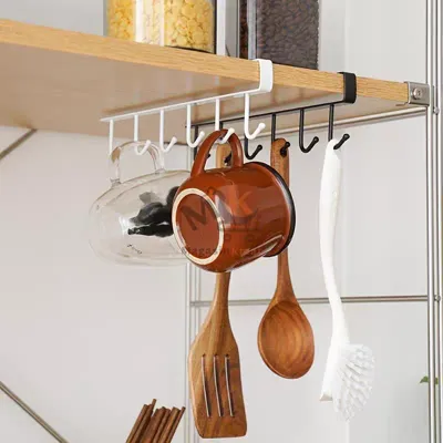 Support en métal avec 6 crochets