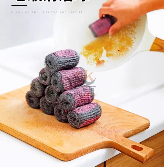 Lot de 12 épongé en métal