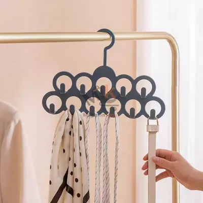 Accroche-porte en plastique 11 compartiments – Organisateur pratique 44 cm