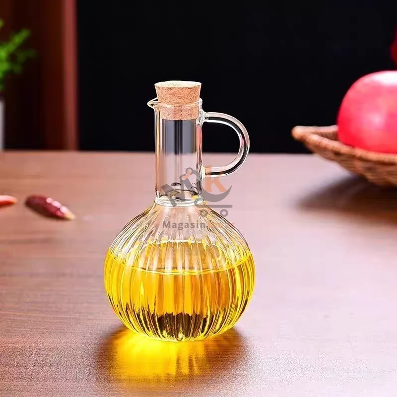 Bouteille en verre pour huile – Design pratique pour cuisine