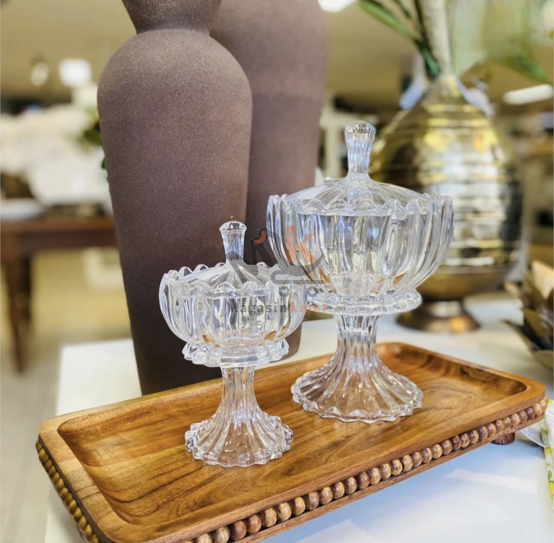 Bonbonnière en verre